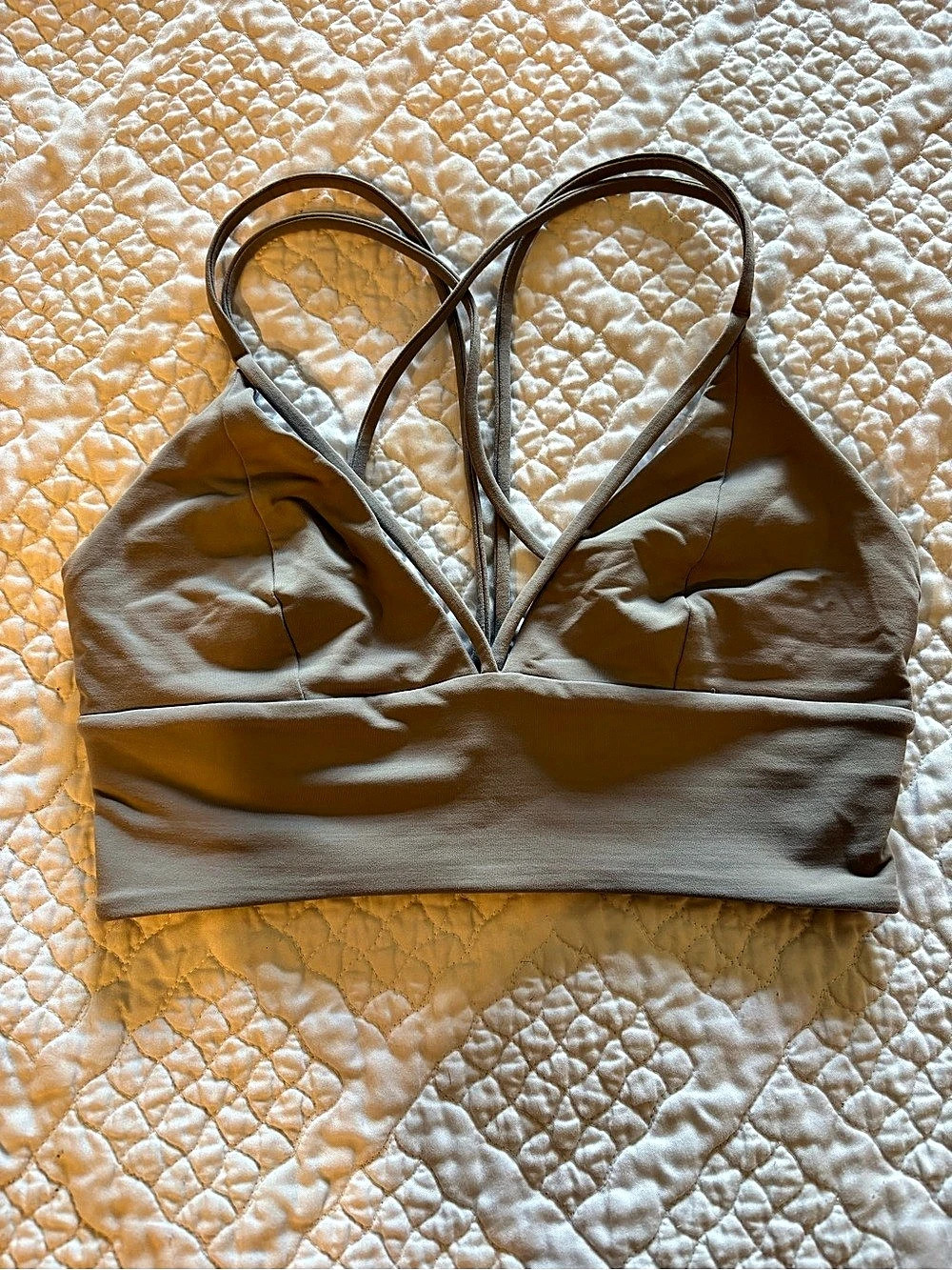 lululemon Sports Bra Gray Size 4